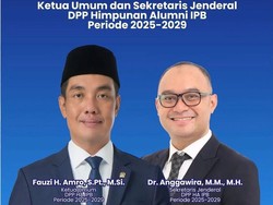 Fauzi Amro-Anggawira Pimpin HA IPB, Pengurus Diisi Menteri hingga Akademisi