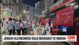 VIDEO: Jemaah Haji Indonesia Mulai Berangkat Ke Makkah