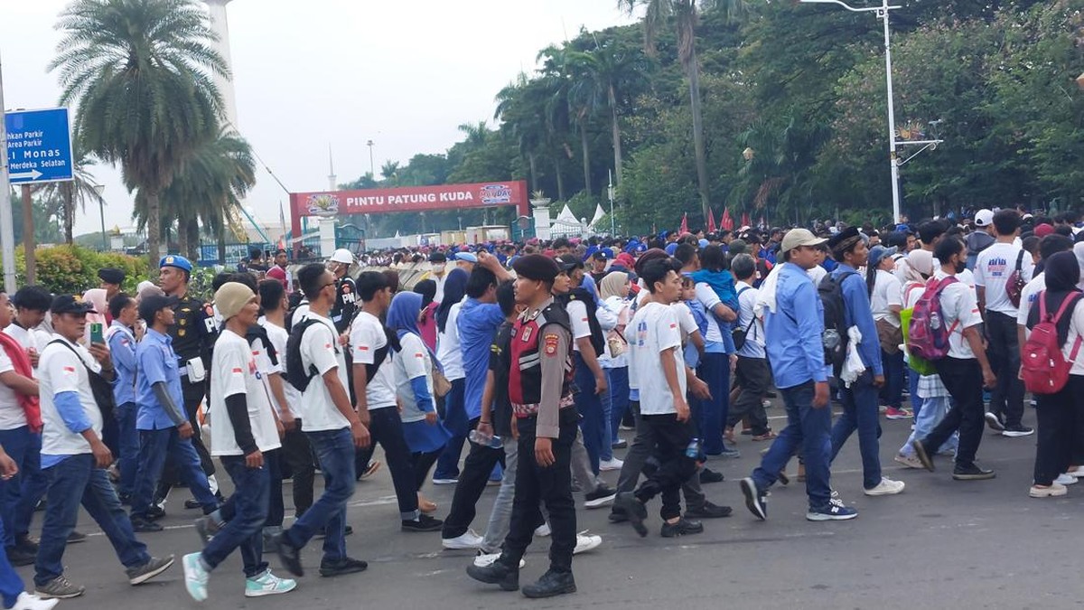 Buruh Sudah Kumpul di Monas, Siap-Siap Peringati May Day Fiesta 2026