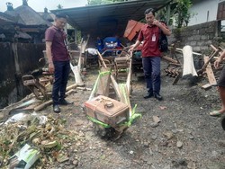 Polisi Ringkus Pencuri Traktor Kelompok Tani di Klungkung