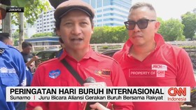 VIDEO: Peringatan Hari Buruh Internasional di kawasan Gedung DPR RI