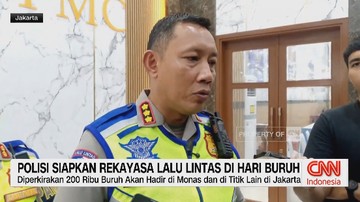 VIDEO: Polisi Siapkan Rekayasa Lalu Lintas di Hari Buruh