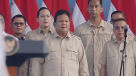 Prabowo Hadir di Monas, Sapa dan Salami Buruh di May Day 2026