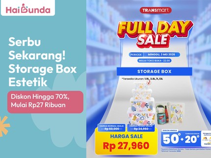 Serbu Sekarang! Storage Box Estetik Diskon Hingga 70%, Mulai Rp27 Ribuan