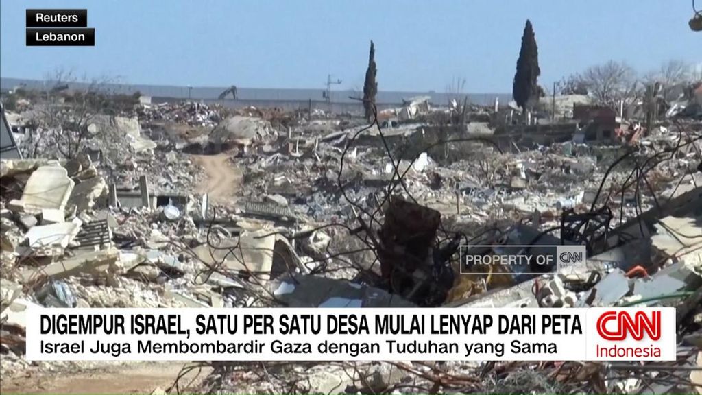 VIDEO: Serangan Israel Hapus Desa-Desa di Lebanon Selatan dari Peta