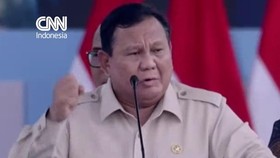 Prabowo Berapi-api Pidato soal Perjuangan di Hari Buruh