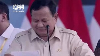 Prabowo Kaget Emak-emak May Day Heboh Saat Sebut Nama Seskab Teddy