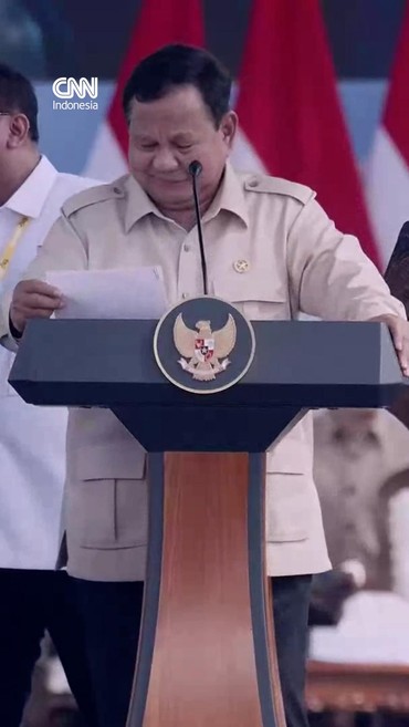 Prabowo Kaget Emak-emak May Day Heboh Saat Sebut Nama Seskab Teddy