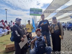 Pertama Kali Ikut May Day di Jakarta, Warga Jateng Harap Harga Sembako Murah