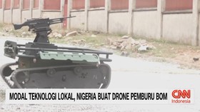 VIDEO: Modal Teknologi Lokal, Ngeria Buat Drone Pemburu Bom