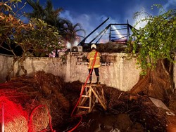 4 Bangunan Vila di Canggu Ludes Terbakar, Kerugian Capai Rp 2 Miliar