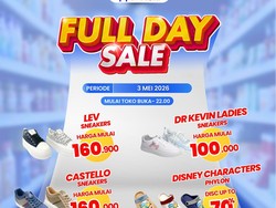 Sneakers Berbagai Merek Rp 100 Ribuan di Transmart Full Day Sale