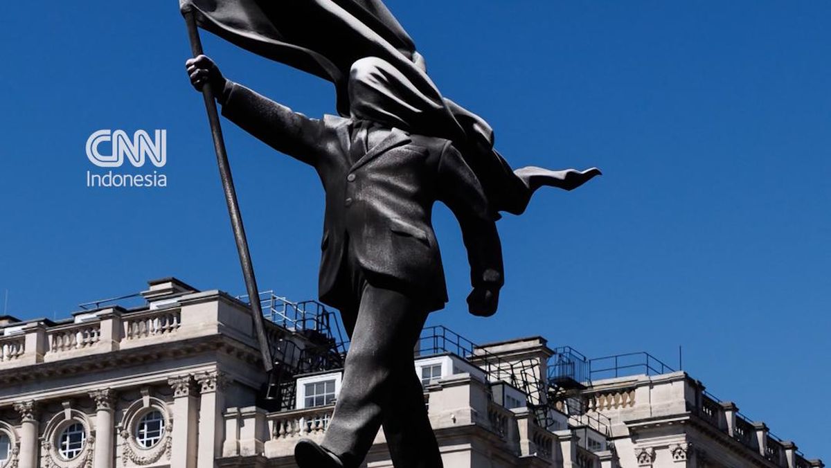 Penampakan Monumen Misterius Karya Banksy di London