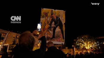 Aksi Ratusan Orang di Lapangan Tel Aviv Kecam Pemerintahan Netanyahu