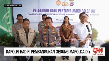 VIDEO: Kapolri Hadiri Pembangunan Gedung Mapolda DIY
