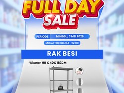 Serbu! Beli Rak Besi di Transmart Full Day Sale Diskonnya Jumbo