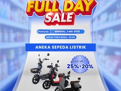 Aneka Sepeda Listrik Diskon Hingga 45% di Transmart Full Day Sale