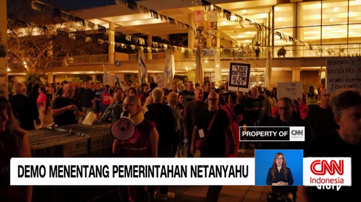VIDEO: Demo Menentang Pemerintahan Netanyahu di Israel dan Yerusalem