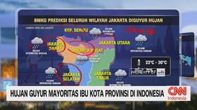 VIDEO: Hujan Guyur Mayoritas Ibu Kota Provinsi di Indonesia