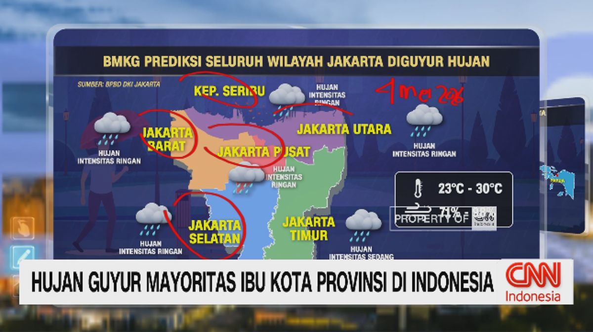 VIDEO: Hujan Guyur Mayoritas Ibu Kota Provinsi di Indonesia