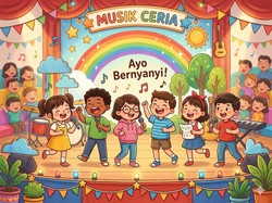 25 Lagu Anak-anak Terpopuler Bahasa Indonesia dan Inggris Beserta Liriknya