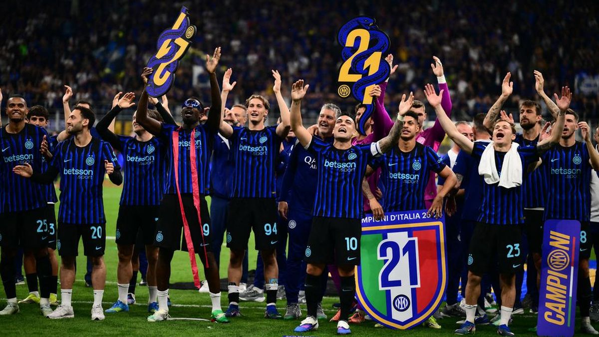 FOTO: Inter Milan Raih Scudetto Ke-21