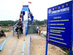 Jembatan Gantung Lubuk Sidup Pulihkan Ekonomi & Mobilitas di Aceh Tamiang