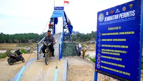 Jembatan Gantung Lubuk Sidup Pulihkan Ekonomi & Mobilitas Aceh Tamiang