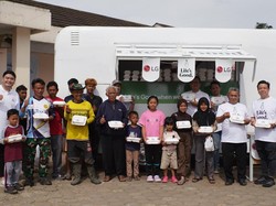 LG Dukung Pemulihan Pascabencana Pasirlangu Lewat Program Lebaran Sehat