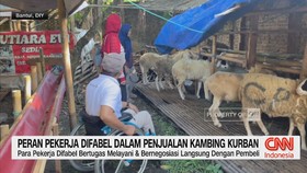 VIDEO: Peran Pekerja Difabel Dalam Penjualan Kambing Kurban