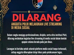 Polri Larang Anggotanya Live di Medsos Saat Bertugas, Ini Alasannya