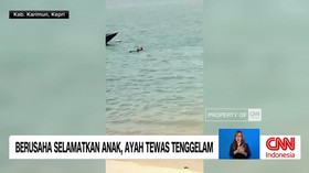 VIDEO: Berusaha Selamatkan Anak, Ayah Tewas Tenggelam