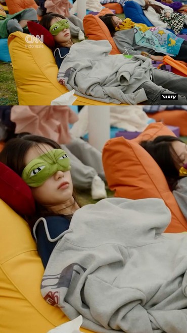 Ratusan Warga Seoul Ikut Lomba Power Nap, Soroti Masalah Kurang Tidur