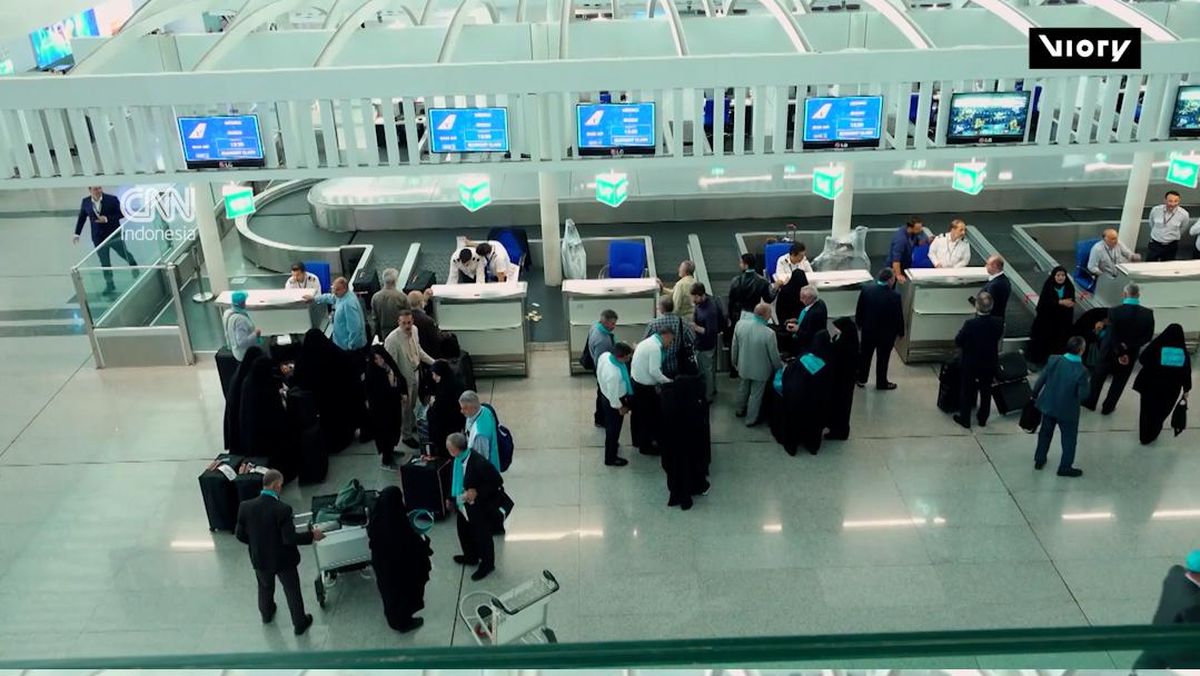 Bandara Iran Penuh Jemaah Haji Di Tengah Ketegangan Regional