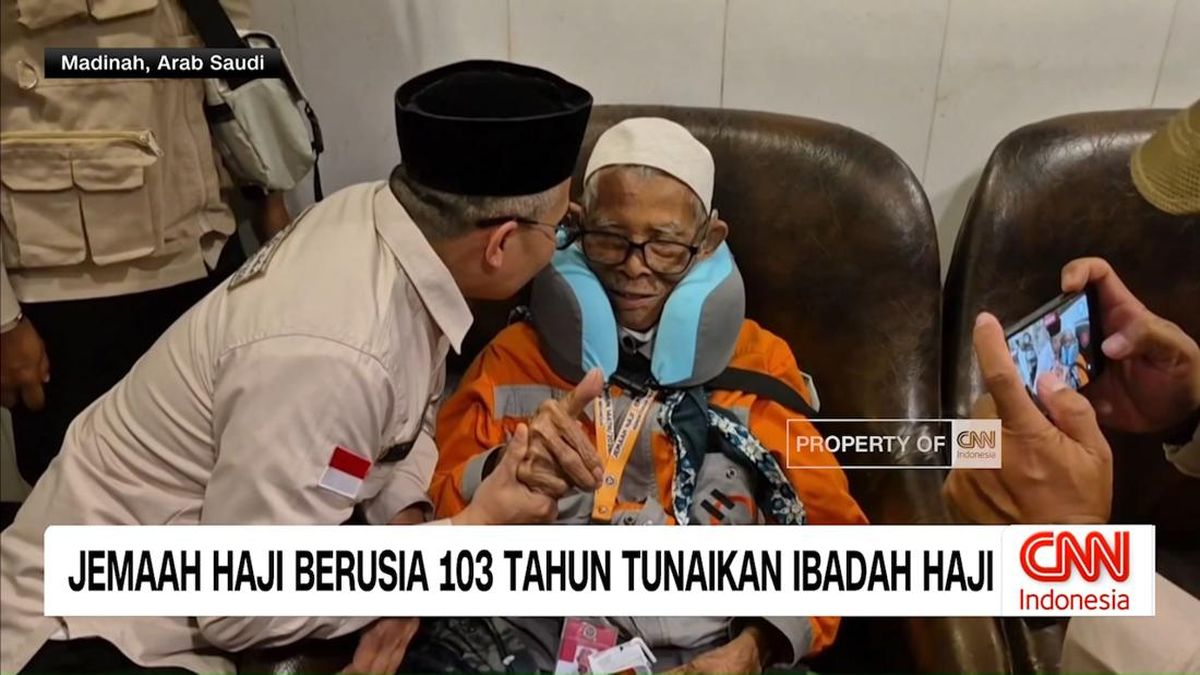 VIDEO: Jemaah Haji Berusia 103 Tahun Tunaikan Ibadah Haji