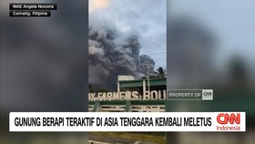 VIDEO: Gunung Berapi Teraktif di Asia Tenggara Kembali Meletus