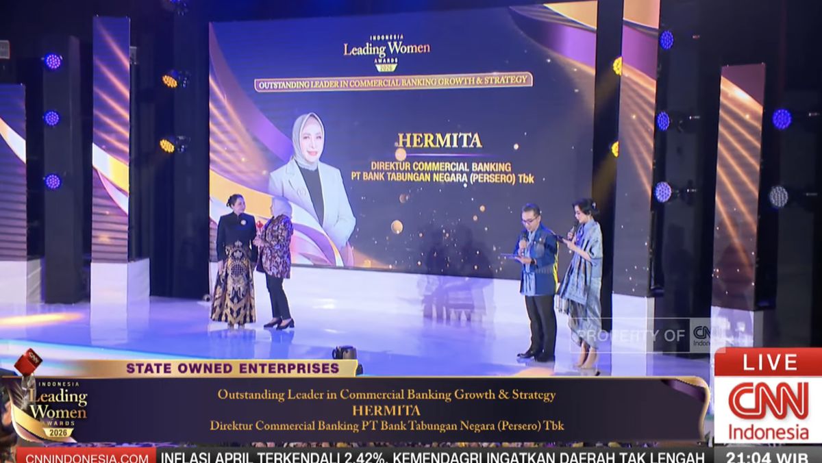 Direktur BTN Hermita Sabet Penghargaan di Leading Women Awards 2026