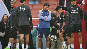 FOTO: Menuju Laga Alot Arsenal vs Atletico Madrid di Liga Champions
