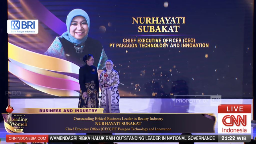 Founder Paragon Nurhayati Subakat Raih Leading Women Awards 2026