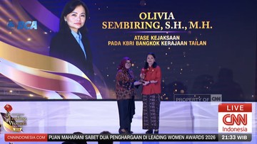 Olivia Sembiring Terima Penghargaan Leading Women Awards 2026