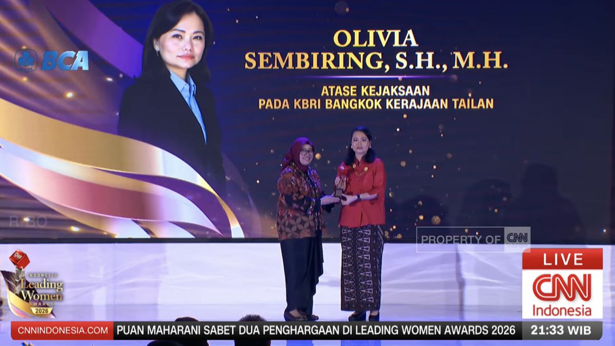 Olivia Sembiring Terima Penghargaan Leading Women Awards 2026