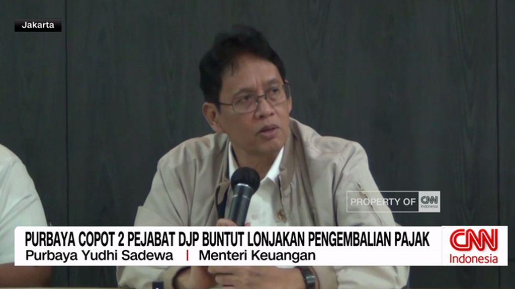 VIDEO: Purbaya Copot 2 Pejabat DJP Buntut Lonjakan Pengembalian Pajak