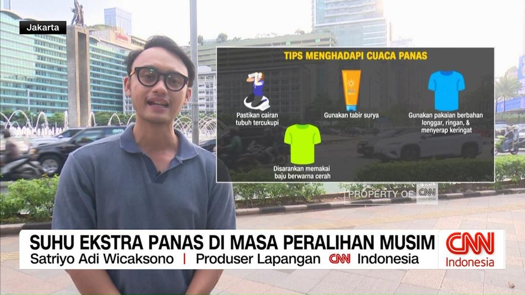 VIDEO: Jakarta Ekstra Panas di Masa Peralihan Musim