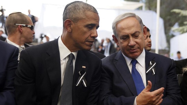 Presiden ke-44 Amerika Serikat Barack Obama mengaku pernah dihasut berulang kali oleh PM Israel Benjamin Netanyahu untuk menggempur habis-habisan Iran.
