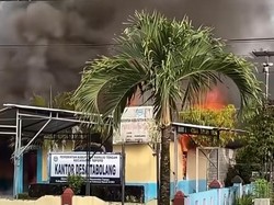 Kantor Desa Tabolang Mamuju Tengah Terbakar Diduga gegara Korsleting