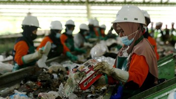FOTO: TPS Terpadu Kunci Pengelolaan Indonesia Bebas Sampah