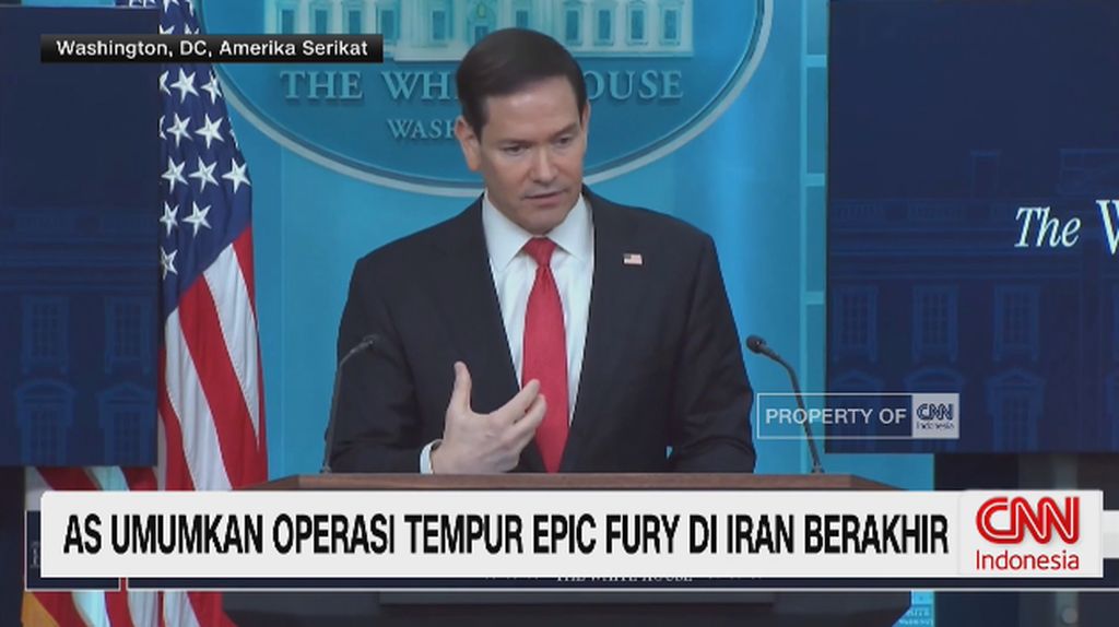 VIDEO: Operasi Epic Fury Berakhir, Trump Ancam Iran di Selat Hormuz