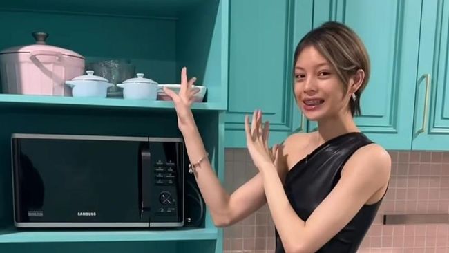 Potret Kitchen Studio Nada Tarina Putri, Keren Dilengkapi Dengan Perlengkapan Masak Modern