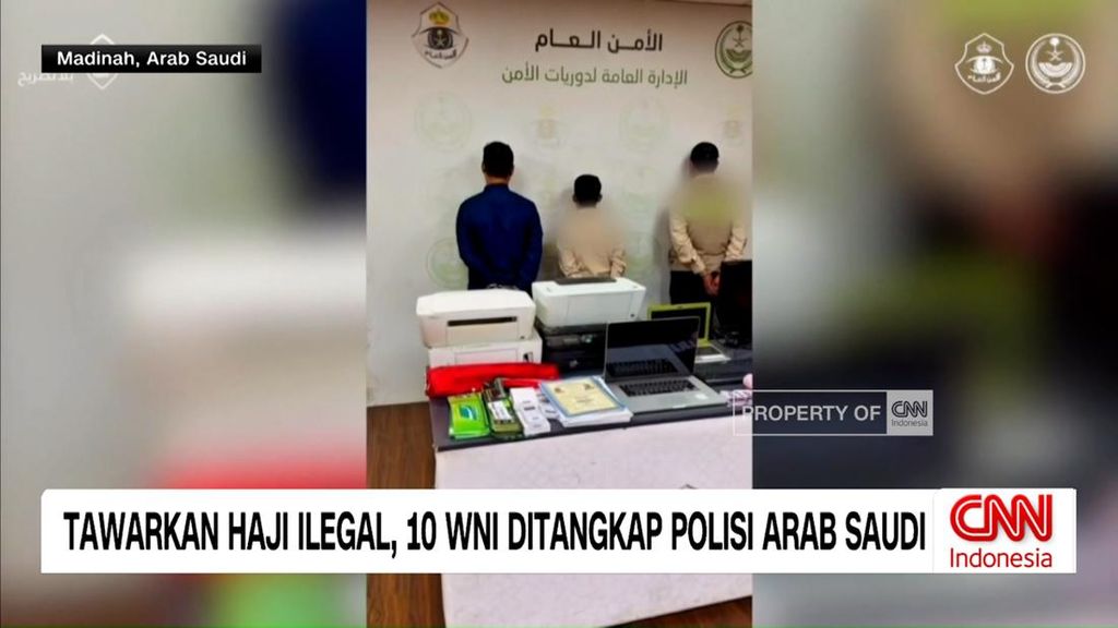VIDEO: Tawarkan Paket Haji Ilegal, 10 WNI Ditangkap di Arab Saudi