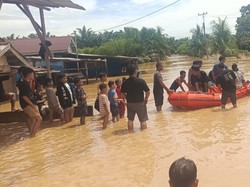 Banjir di 4 Kecamatan di Muratara Surut, Akses Jalan Bisa Dilalui